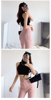 섹시한 스파이스 소녀 힐터 목 베스트 뷰티 백 블랙 고 목 베스트