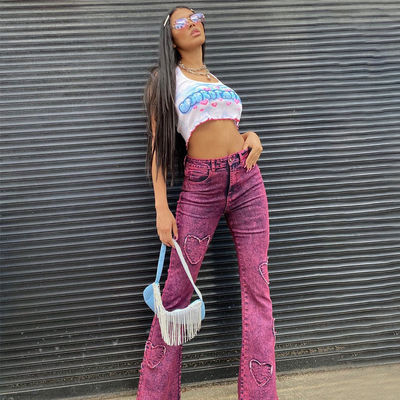 새로운 여성 주문형 파동 가장자리 蕾丝 밧줄 글자 인쇄 작은 웨스트