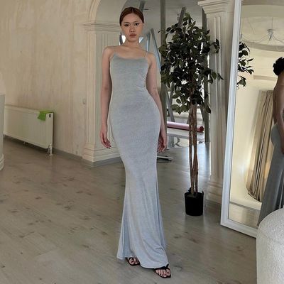 유럽과 미국 스타일 여자 여름 새 섹시 한 줄 목걸이 나비 화상 패턴 허리 가늘어 띠 드레스