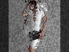 패션 홀 섹시한 슬림 핏 랩 힙 짧은袖 드레스